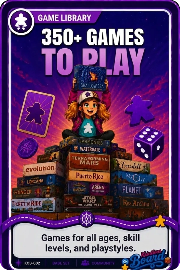 Games Card - Library with over 350 modern board game titles