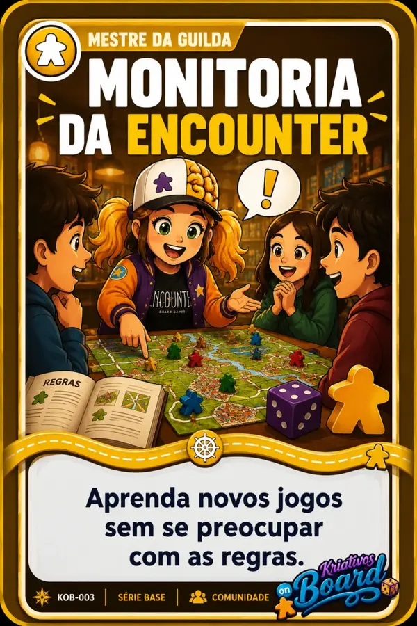 Carta Monitoria - Monitores para ensinar as regras dos board games